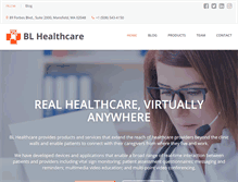 Tablet Screenshot of blhealthcare.com